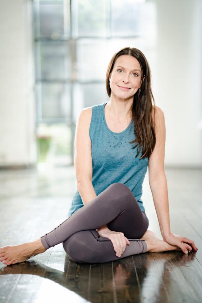 Yogalehrerin Veronika Freitag