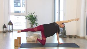 Pränatal Yoga online für seitliche Bauchmuskeln