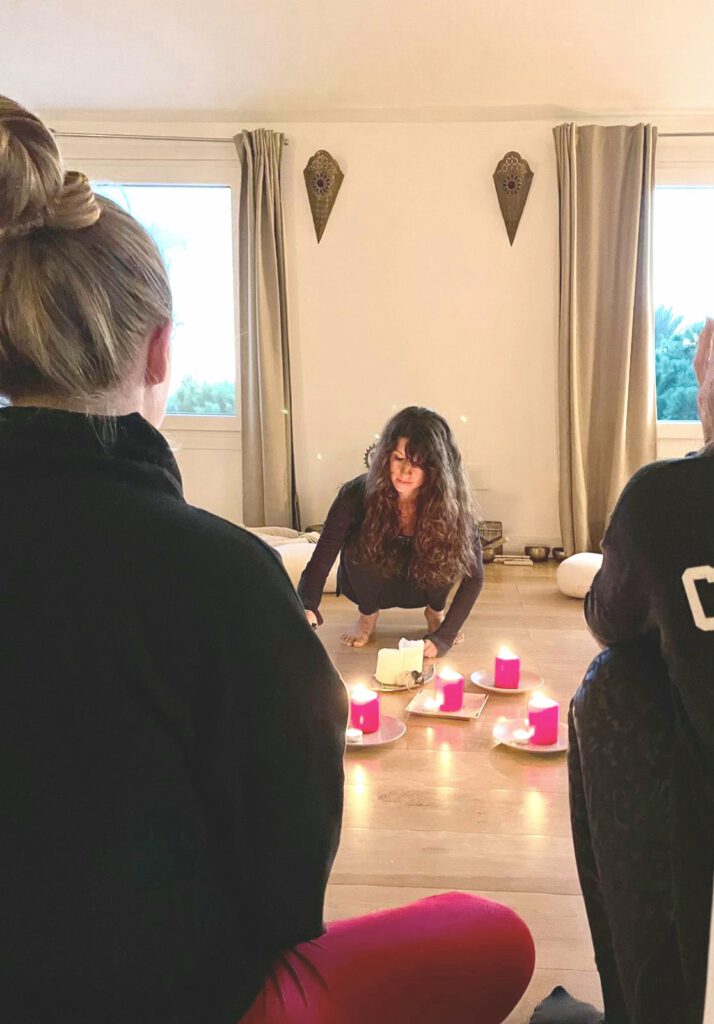 Yin Yoga Ausbildung Kerzen